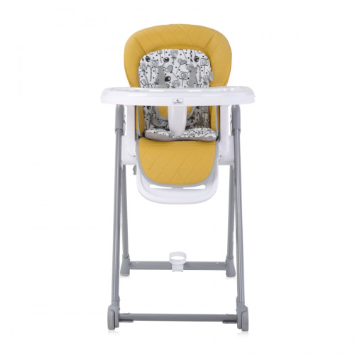 LORELLI ΚΑΡΕΚΛΑΚΙ ΦΑΓΗΤΟΥ HIGH CHAIR PARTY LEMON CURRY LEATHER 10100372332 - (ΔΩΡΟ AΞΙΑΣ €6 ΜΠΩΛ ΦΑΓΗΤΟΥ)