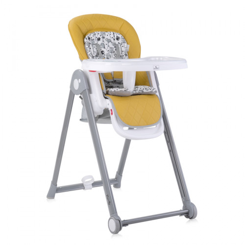 LORELLI ΚΑΡΕΚΛΑΚΙ ΦΑΓΗΤΟΥ HIGH CHAIR PARTY LEMON CURRY LEATHER 10100372332 - (ΔΩΡΟ AΞΙΑΣ €6 ΜΠΩΛ ΦΑΓΗΤΟΥ)