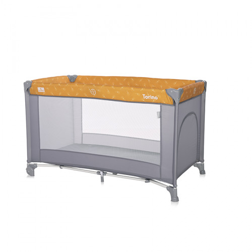 LORELLI ΠΑΡΚΟΚΡΕΒΑΤΟ 1 ΕΠΙΠΕΔΟΥ TORINO 1 LAYER LEMON CURRY FLORAL 10080452215