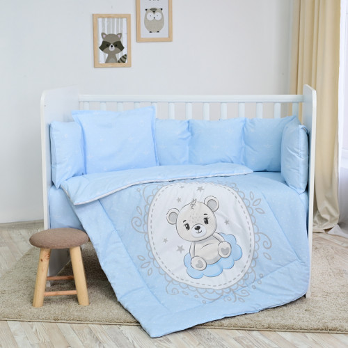 ΣΕΤ ΠΡΟΙΚΑΣ ΚΟΥΝΙΑΣ 5 ΤΕΜ LORELLI 140X70CM LITTLE BEAR BLUE 20800085901