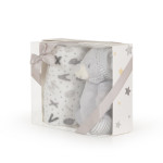 Η φωτογραφία δείχνει Βρεφική κουβέρτα αγκαλιάς-λίκνου κατασκευασμένη απο πολυεστερικό ύφασμα.