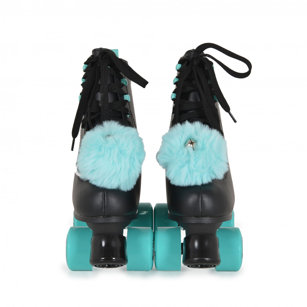 Η φωτογραφία δείχνει Ρυθμιζόμενα πατίνια roller της εταιρείας ByoxΤροχοί PU 54*32Ρουλεμάν άνθρακα ABEC-5.