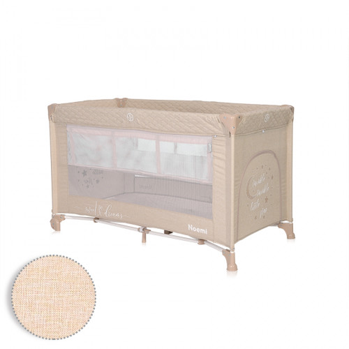 ΠΑΡΚΟΚΡΕΒΑΤΟ LORELLI NOEMI 2 ΕΠΙΠΕΔΩΝ FOG BEIGE STAR 10080552217