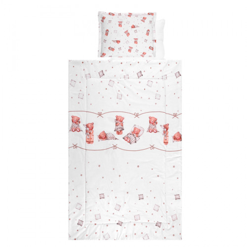 LORELLI ΣΕΤ ΠΡΟΙΚΑΣ 4 ΤΕΜ 100/50 RANFORCE BEARS PILLOW BEIGE 20800026101