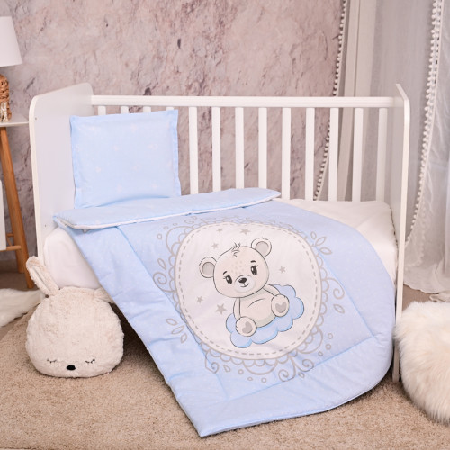 ΣΕΤ ΠΡΟΙΚΑΣ ΜΩΡΟΥ 3 ΤΕΜ LORELLI 140/70 COSY LITTLE BEAR BLUE 10420015901
