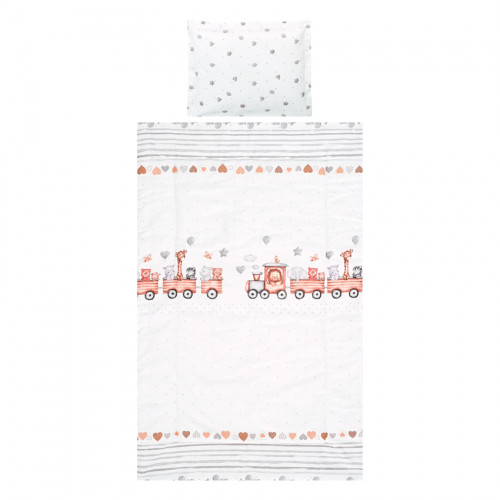 ΣΕΤ ΠΡΟΙΚΑΣ ΜΩΡΟΥ 3 ΤΕΜ LORELLI 140/70 COSY TRAIN GREY 10420016001