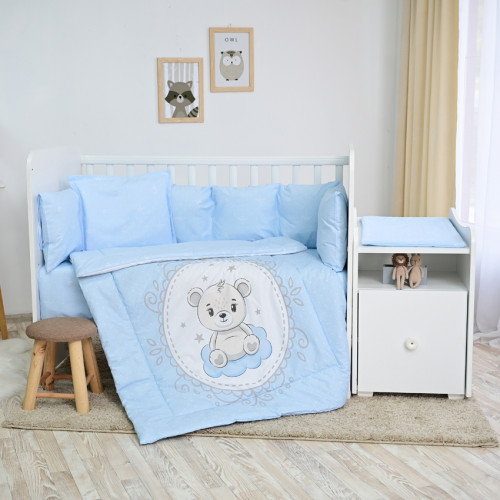 ΣΕΤ ΠΡΟΙΚΑΣ 6 ΤΕΜ ΜΩΡΟΥ ΓΙΑ ΚΟΥΝΙΑ TREND RANFORCE LITTLE BEAR BLUE 20800055901