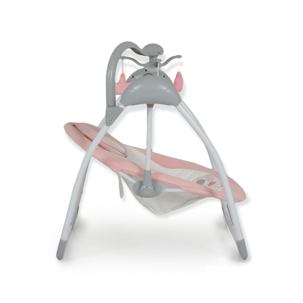 Η φωτογραφία δείχνει Βρεφική ηλεκτρική κούνια-ριλάξ κατάλληλο για παιδιά έως 6 μηνών και με μέγιστο βάρος τα 9 κιλά.