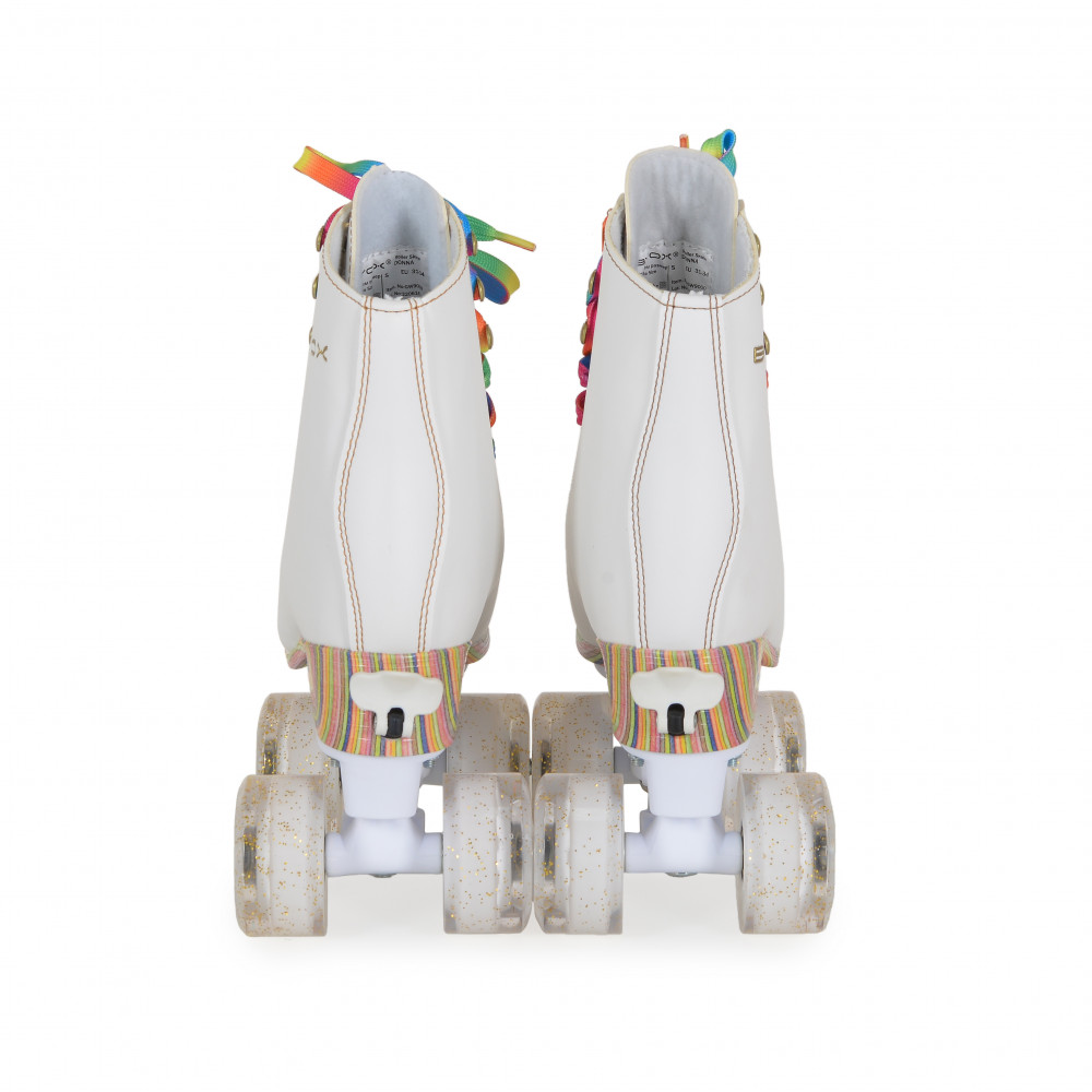 Ρυθμιζόμενα πατίνια-ρόλερ με γκλίτερ και διάφανους τροχούς Τροχοί PU 54*32 με γκλίτερΡουλεμάν άνθρακα ABEC-5.