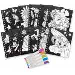 Nebulous Stars Small Creative Book-Magic Pattern Velvet (11026).