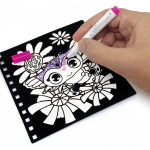 Nebulous Stars Small Creative Book-Magic Pattern Velvet (11026).