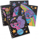 Nebulous Stars Small Creative Book-Magic Pattern Velvet (11026).