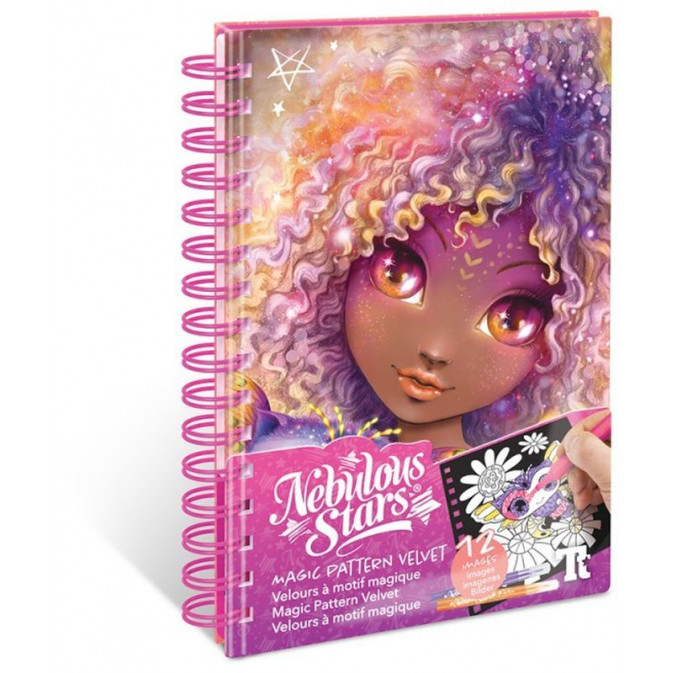 Nebulous Stars Small Creative Book-Magic Pattern Velvet (11026).