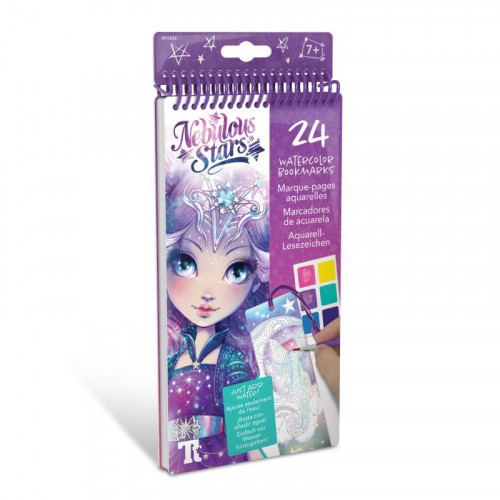 Nebulous Stars Watercolor Bookmarks 11424