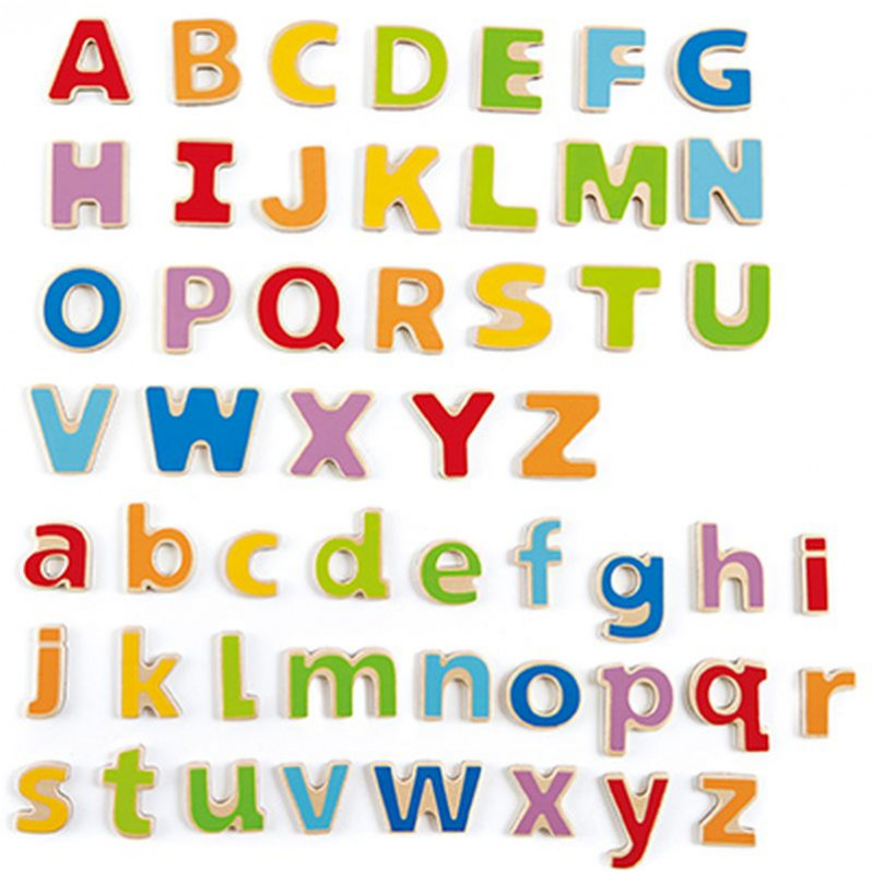 Hape Early Explorer Ξύλινο Magnetic ABC Letters (E1047A).
