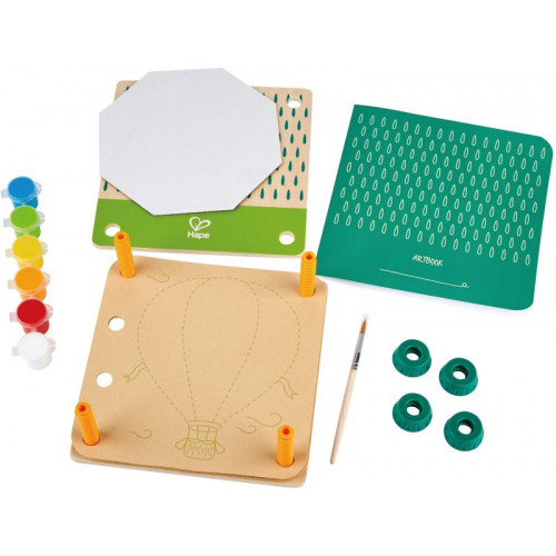 Hape Early Explorer Ξύλινο Σετ Flower Press DYI E5574A