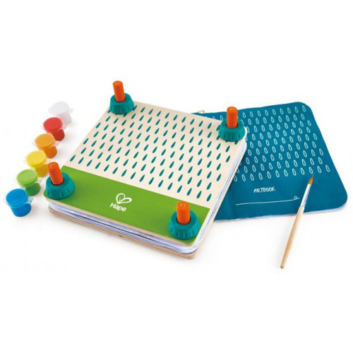 Hape Early Explorer Ξύλινο Σετ Flower Press DYI E5574A