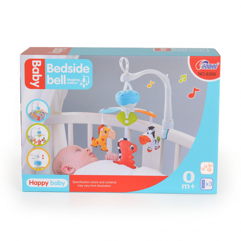 Η φωτογραφία δείχνει CANGAROO ΜΟΥΣΙΚΟ ΠΕΡΙΣΤΡΕΦΟΜΕΝΟΑυτό το προϊόν διεγείρει τις ακουστικές και οπτικές αντιλήψεις του παιδιού και επίσης συμβάλλει στον ευκολότερο και ήρεμο ύπνο του.