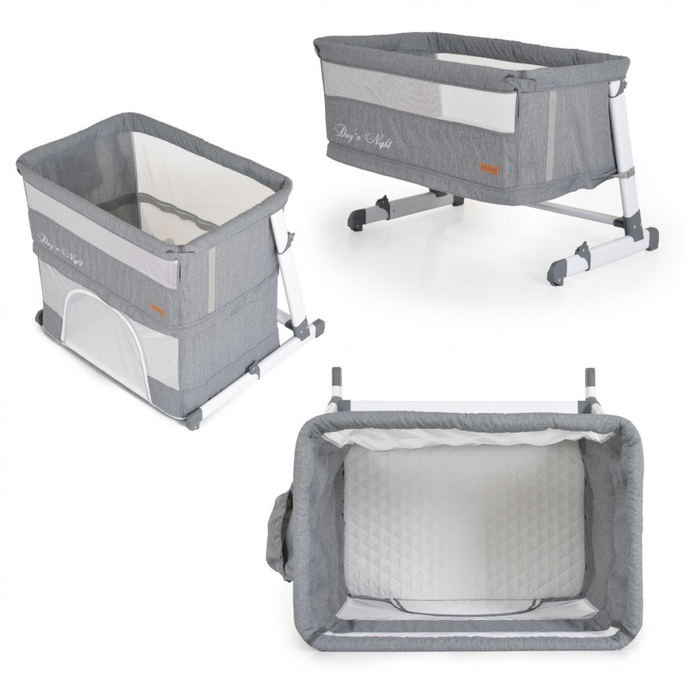Η βρεφική κούνια Day`n`Night είναι κατάλληλη για μωρά από τη γέννηση έως την ηλικία του 1 έτους ή με βάρος έως 11 κιλά.