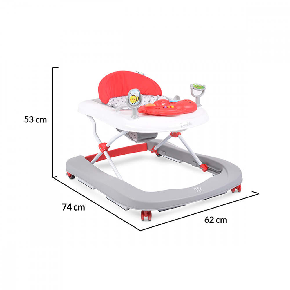 Βρεφική στράτα περπατούρα 2 σε 1 κατάλληλη για παιδιά άνω των 6 μηνών.