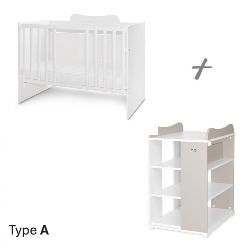 Κούνια μετατρεπόμενη σε κρεβάτι προεφηβικό και γραφείο της εταιρείας Lorelli.