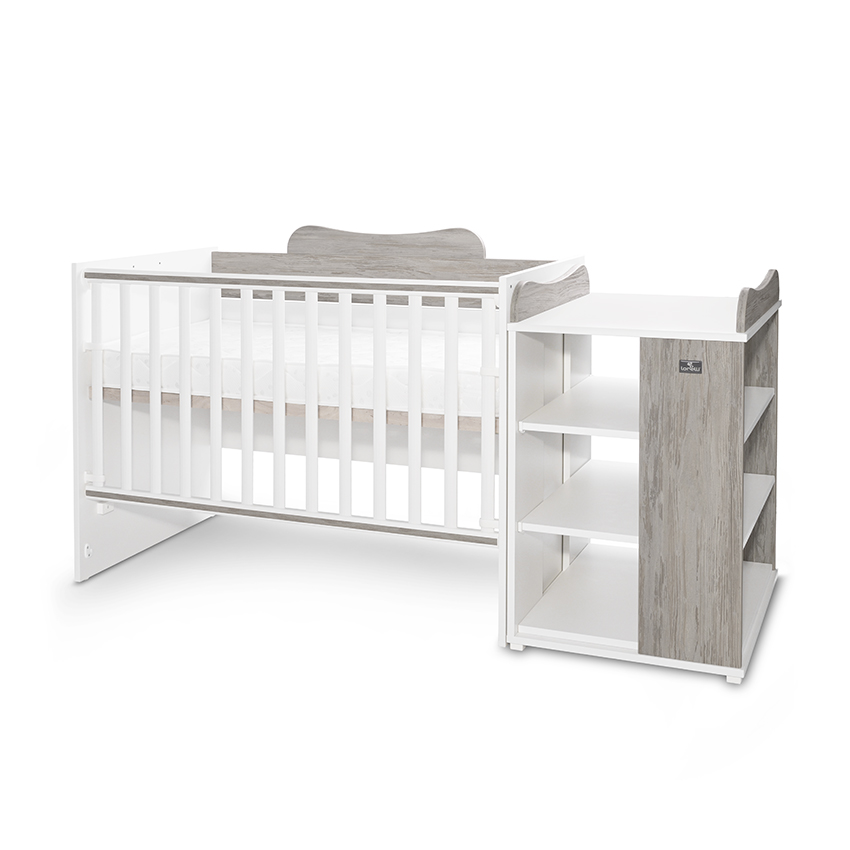 Κούνια μετατρεπόμενη σε κρεβάτι προεφηβικό και γραφείο της εταιρείας Lorelli.