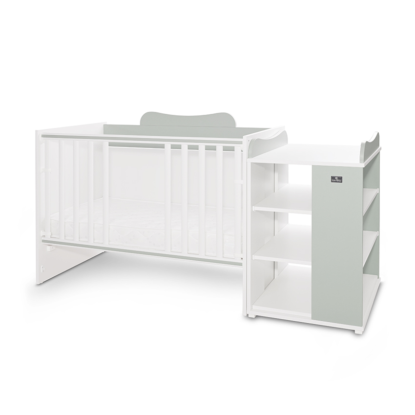 Κούνια μετατρεπόμενη σε κρεβάτι προεφηβικό και γραφείο της εταιρείας Lorelli.