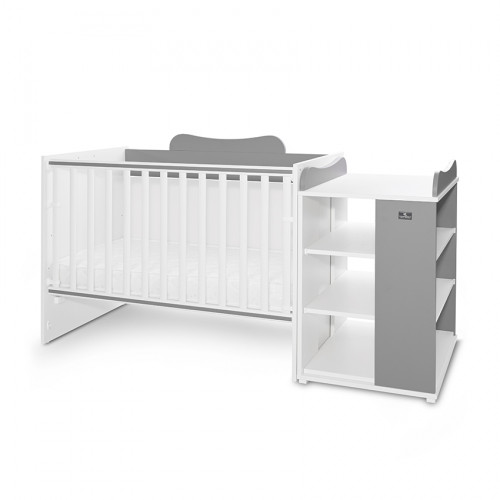 LORELLI ΚΟΥΝΙΑ ΜΕΤΑΤΡΕΠΟΜΕΝΗ ΣΕ ΚΡΕΒΑΤΙ - ΓΡΑΦΕΙΟ MULTI 190/72 WHITE/STONE GREY 10150570041A