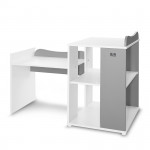 Η φωτογραφία δείχνει Κούνια μετατρεπόμενη σε κρεβάτι προεφηβικό και γραφείο της εταιρείας Lorelli.