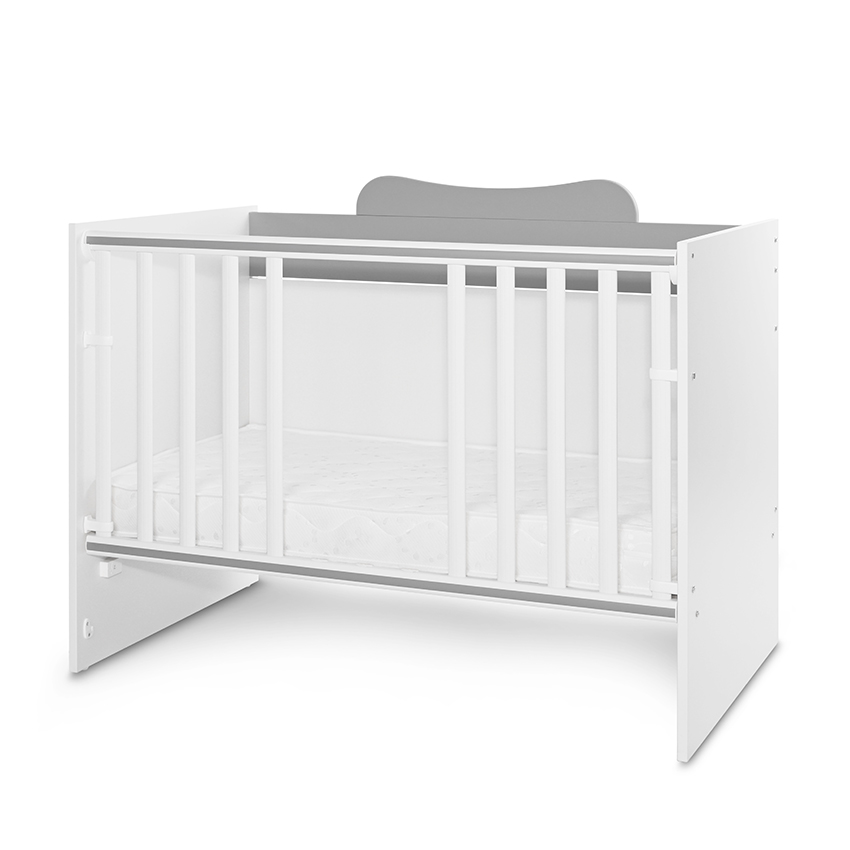 Η φωτογραφία δείχνει Κούνια μετατρεπόμενη σε κρεβάτι προεφηβικό και γραφείο της εταιρείας Lorelli.