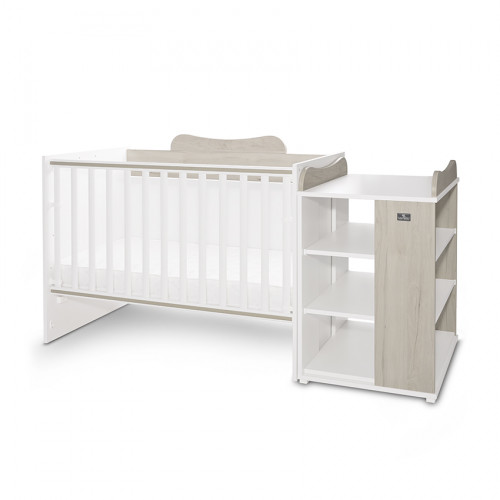 LORELLI ΚΟΥΝΙΑ ΜΕΤΑΤΡΕΠΟΜΕΝΗ ΣΕ ΚΡΕΒΑΤΙ - ΓΡΑΦΕΙΟ MULTI 190/72 WHITE/LIGHT OAK 10150570036A