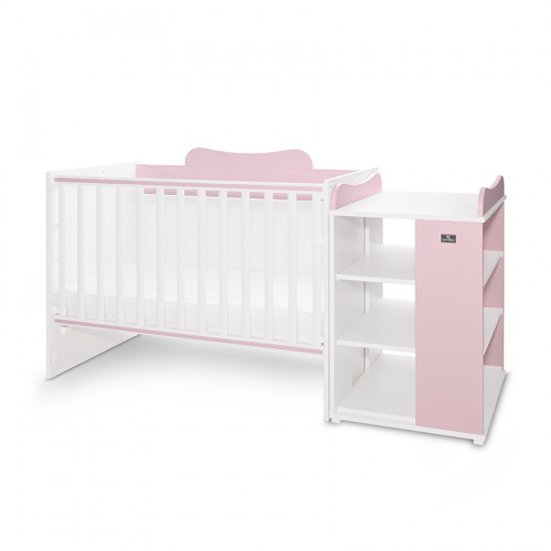 LORELLI ΚΟΥΝΙΑ ΜΕΤΑΤΡΕΠΟΜΕΝΗ ΣΕ ΚΡΕΒΑΤΙ - ΓΡΑΦΕΙΟ MULTI 190/72 WHITE/ORCHID PINK 10150570038A