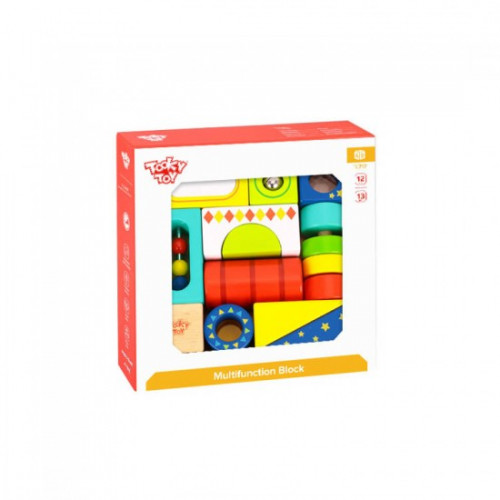 ΞΥΛΙΝΑ ΤΟΥΒΛΑΚΙΑ TOOKY TOY TL717 MULTIFUNCTION BLOCK 6972633370383