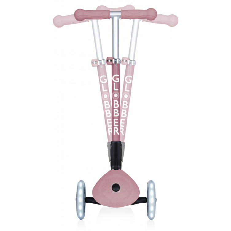 Η φωτογραφία δείχνει Globber Scooter Junior Foldable Lights Eco Berry (692-510).