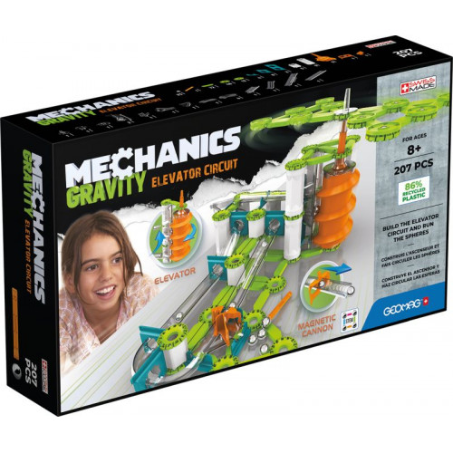 Geomag Σετ Gravity Elevator Circuit 207pcs.-Green (PF.530.765.00)