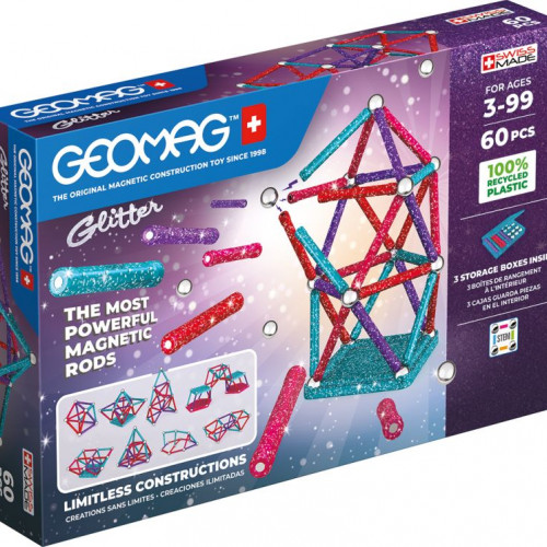 Geomag Σετ Glitter 60-Green (PF.527.536.00)