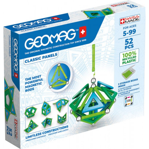 Geomag Σετ Classic Panels 52 - Green (471)