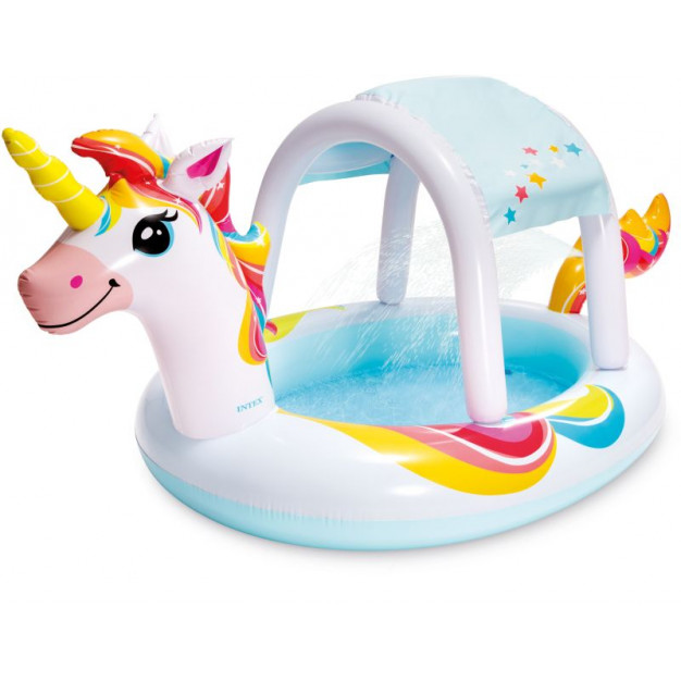 Intex Πισίνα Unicorn Spray 254x132x109 cm (58435NP)Ηλικία: 2+ ετών