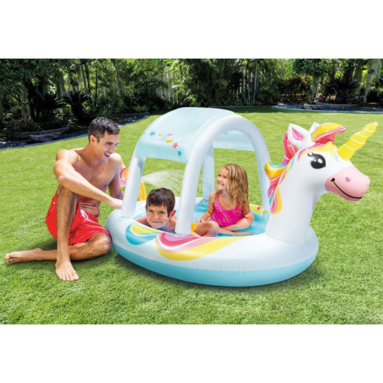 Intex Πισίνα Unicorn Spray 254x132x109 cm (58435NP)Ηλικία: 2+ ετών