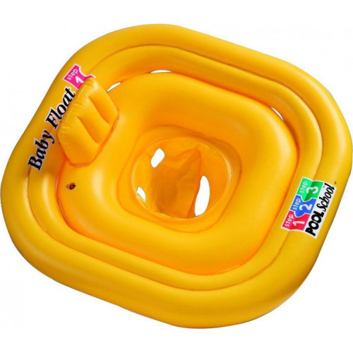 INTEX ΦΟΥΣΚΩΤΗ ΣΤΡΑΤΑ DELUXE ΤΕΤΡΑΓΩΝΗ 12-24Μ 79Χ79Χ15CM ΚΙΤΡΙΝΟ 56587