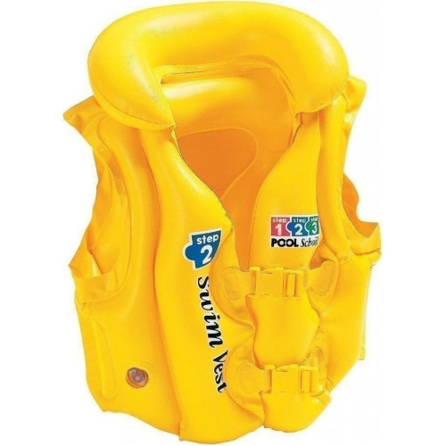 INTEX ΓΙΛΕΚΟ ΚΟΛΥΜΒΗΣΗΣ DELUXE SWIM VEST POOL ΚΙΤΡΙΝΟ 58660