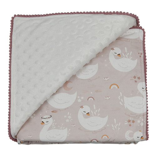 BEBE STARS ΚΟΥΒΕΡΤΑ MINKY SWAN 3143