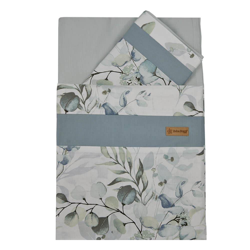 Σετ Σεντόνια 3 τεμαχίων:Πανωσέντονο, κατωσέντονο και μαξιλαροθήκη100% υψηλής ποιότητας βαμβακερό ύφασμα,Προσαρμόζεται σε κούνια/κρεβατάκι, κρεβατάκι προεφηβικό και κούνια/καναπέ,Απαλό, αγκαλιάζει τρυφερά το μωρό,Αντοχή στις πολλές πλύσεις.