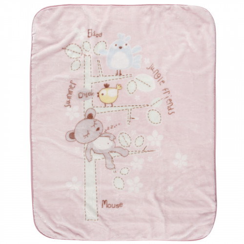 DAS BABY ΚΟΥΒΕΡΤΑ VELOUR 110X140 RELAX 6616