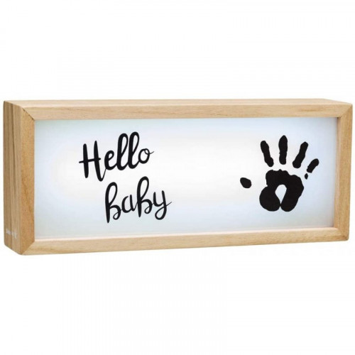 BABY ART ΚΟΡΝΙΖΑ ΦΩΤΙΖΟΜΕΝΗ ΑΠΟΤΥΠΩΜΑ LIGHT BOX WOODEN BR74772