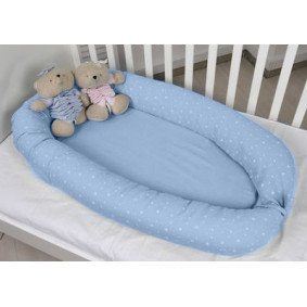 ΦΩΛΙΑ ΔΙΠΛΗΣ ΟΨΗΣ BABY OLIVER ΜΟΥΣΕΛΙΝΑ 95X55CM CIEL 46-6716/371