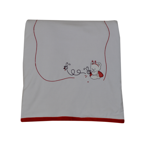Κουβέρτα Bελουτέ Bebe Stars Red Bee 3035 