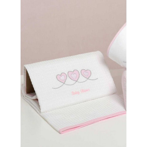ΚΟΥΒΕΡΤΑ ΠΙΚΕ 100Χ140 BABY OLIVER LITTLE PRINCESS PINK 46-6720/322