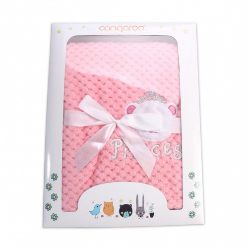 Βρεφική κουβέρτα Fleece Cangaroo Freya Pink 3800146264000