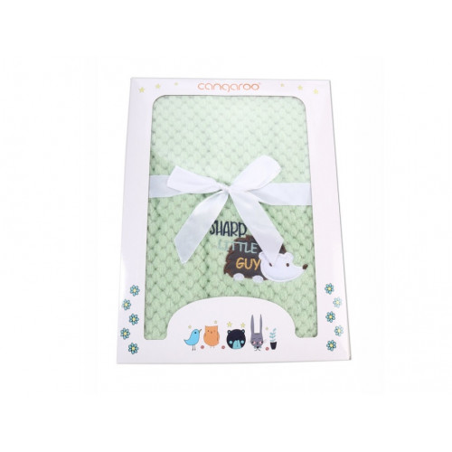Βρεφική κουβέρτα Fleece Cangaroo Freya Green 3800146263997